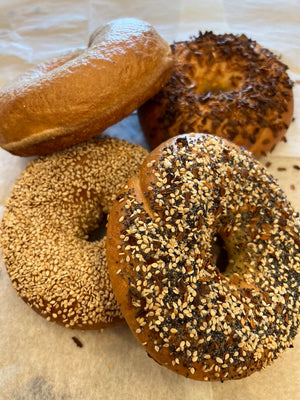 BAGEL- 4PK FROZEN- EVERYTHING