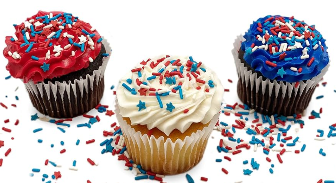PATRIOTIC MINI CUPCAKES