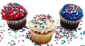 PATRIOTIC MINI CUPCAKES