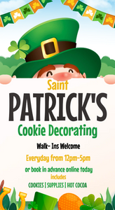 ST. PATTY'S COOKIE DECORATING